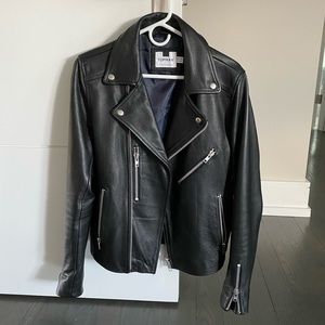MENS Leather Biker Topman Jacket